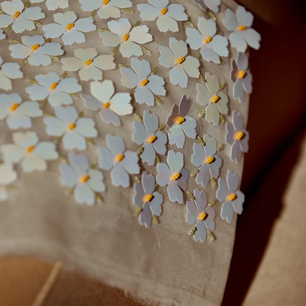 Aje Cream Floral Mini Skirt - Picture 2 of 5